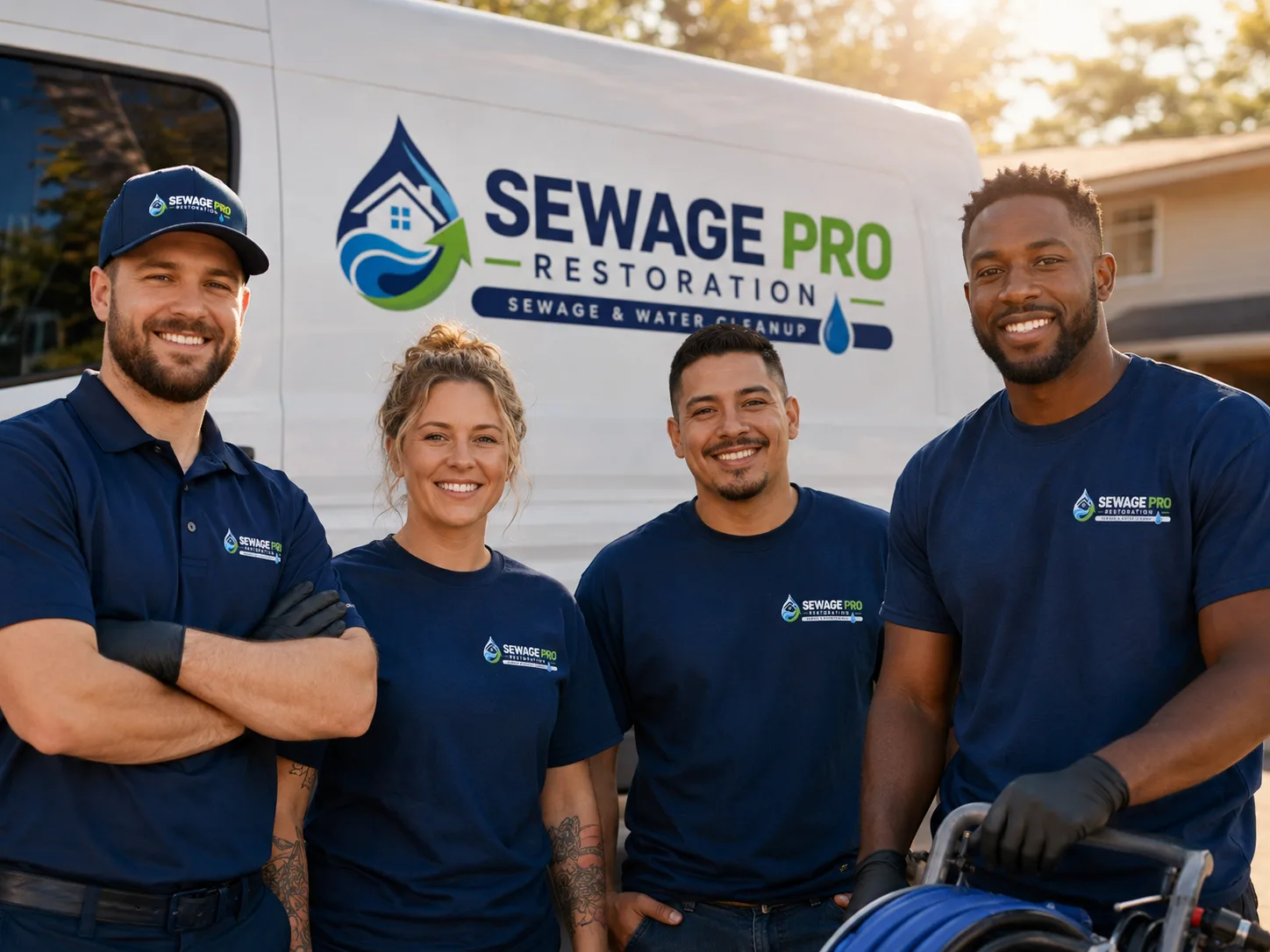 Sewage Cleanup Services company in Hamshire, TX
